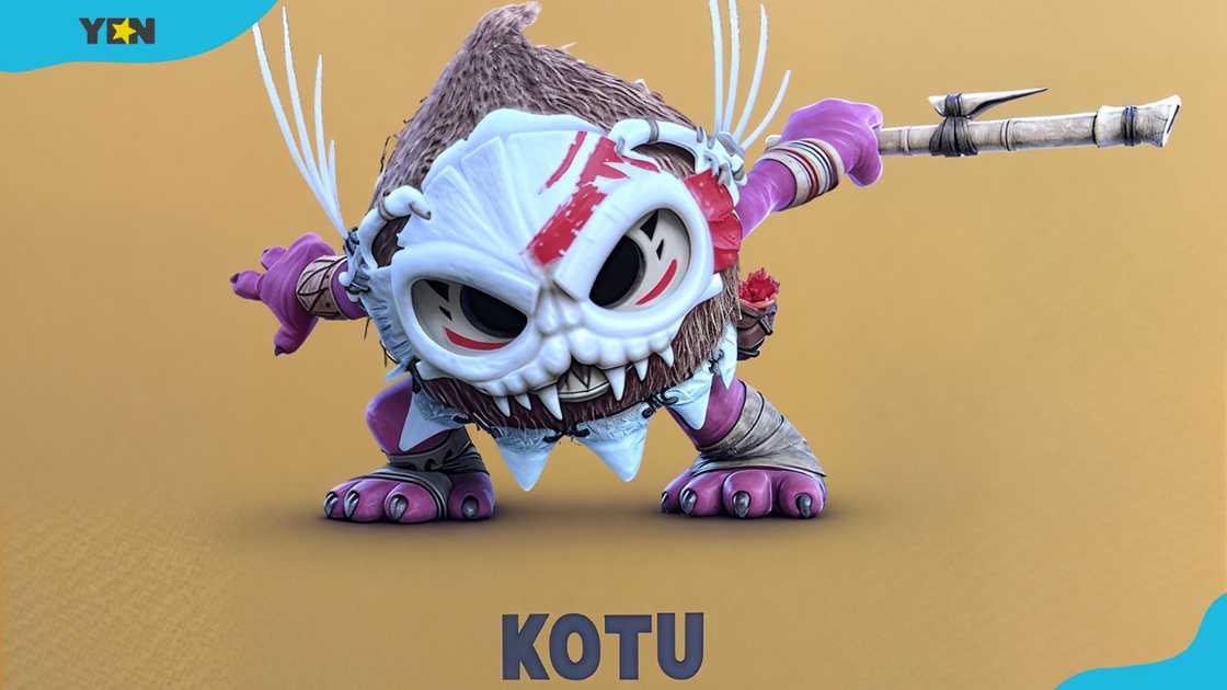 Kotu, the Kakamora from Moana 2. Kotu, the Kakamora from Moana 2.
