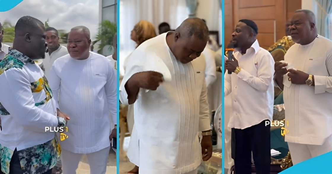 Ashanti Regional Minister, Dr Frank Amoakohene, KMA boss, Kwaku Oteng, birthday party, Kumasi. Ashanti Regional Minister, Dr Frank Amoakohene, KMA boss, Kwaku Oteng, birthday party, Kumasi.