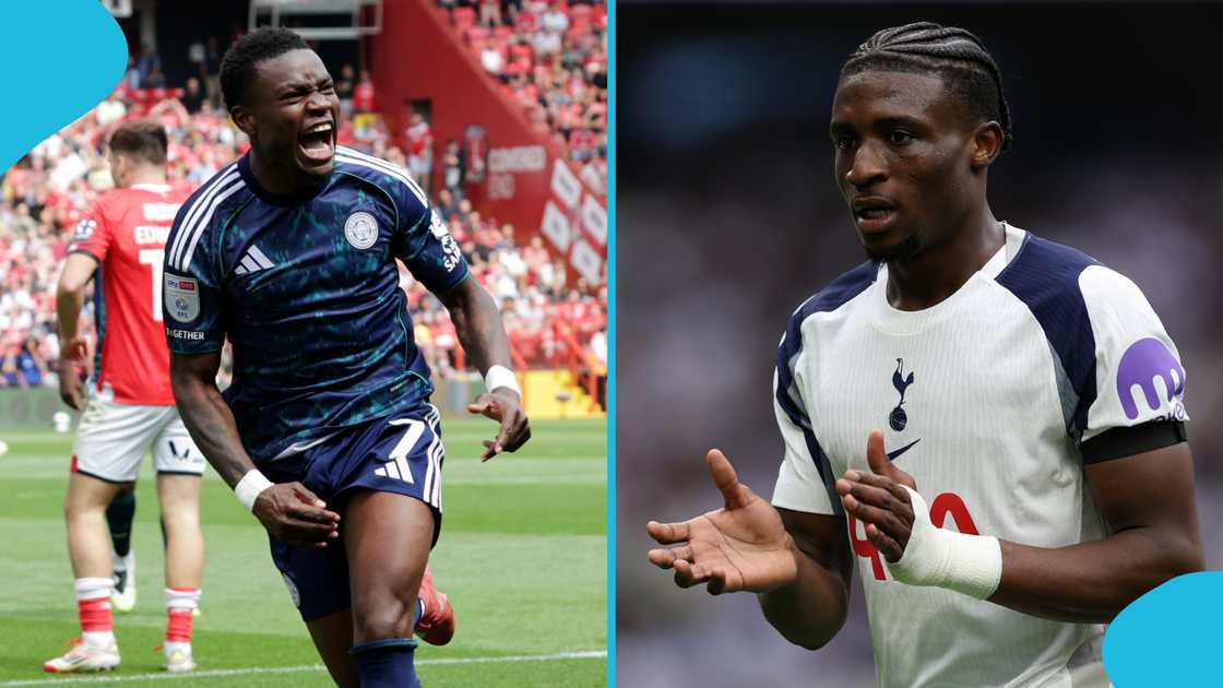 Mohammed Kudus, Abdul Fatawu Issahaku, Tottenham Hotspur, Leicester, Charlton Athletic, English Championship, Black Stars. Mohammed Kudus, Abdul Fatawu Issahaku, Tottenham Hotspur, Leicester, Charlton Athletic, English Championship, Black Stars.