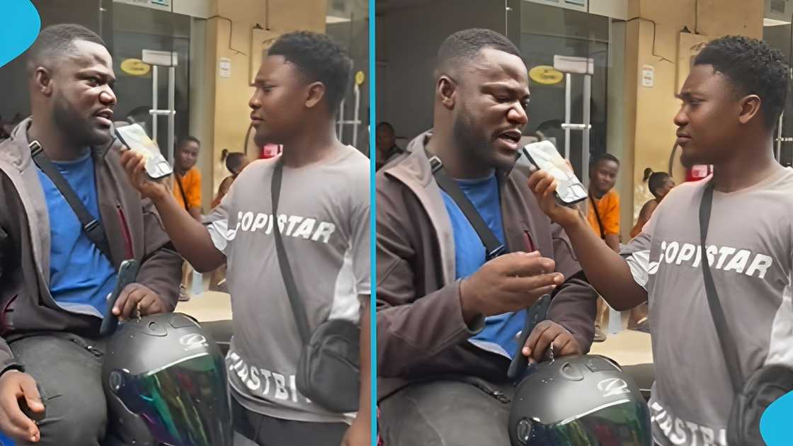 Motor rider, okada rider, Ghanaian man, daily earning, his job