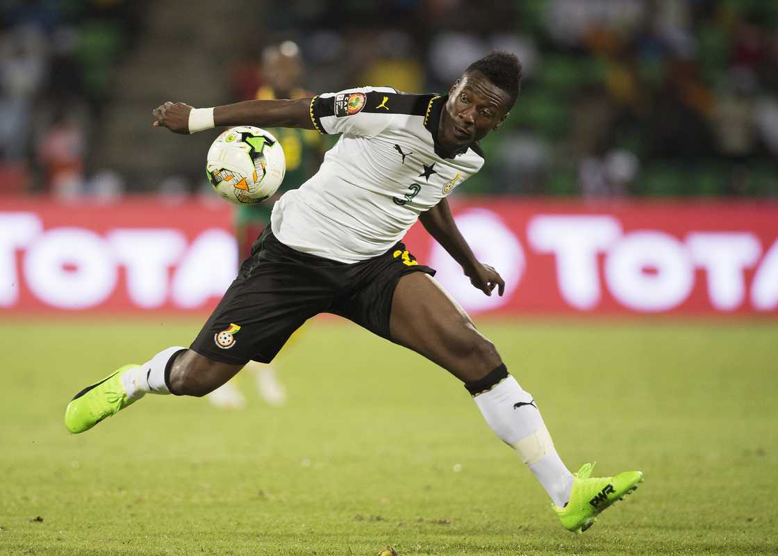 Asamoah Gyan, 2017 AFCON semi-final, Ghana, Black Stars, Cameroon Asamoah Gyan, 2017 AFCON semi-final, Ghana, Black Stars, Cameroon