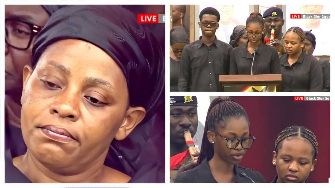 Dr Omane Boamah's wife. Rita Adubei Offei, Dr Omane Boamah's children, Dr Omane Boamah, Ghana Air Force, Ghana Armed Forces, Helicopter crash Dr Omane Boamah's wife. Rita Adubei Offei, Dr Omane Boamah's children, Dr Omane Boamah, Ghana Air Force, Ghana Armed Forces, Helicopter crash