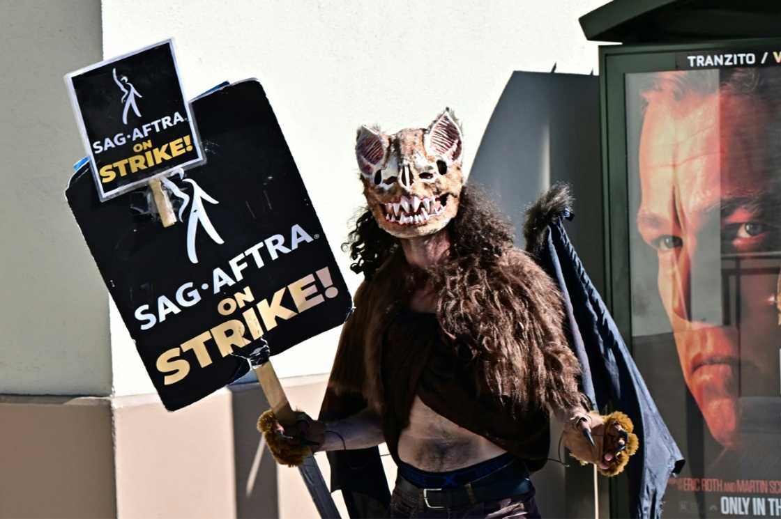 Striking SAG-AFTRA members were asked not to wear Halloween costumes that could be seen to promote lucrative film figures Striking SAG-AFTRA members were asked not to wear Halloween costumes that could be seen to promote lucrative film figures