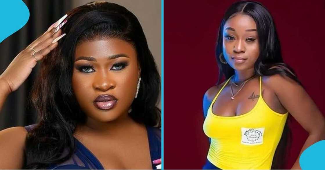 Efia Odo, Sister Afia, United TV, United Showbiz, Ghana entertainment, Celebrity feud Efia Odo, Sister Afia, United TV, United Showbiz, Ghana entertainment, Celebrity feud