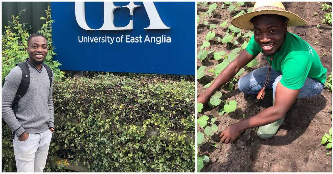 Determined Ghanaian young man who picked up farming finally lands fully funded scholarship to study abroad Determined Ghanaian young man who picked up farming finally lands fully funded scholarship to study abroad