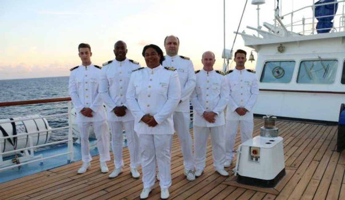Photos of Belinda Bennett the world’s first Black female ship captain pop up online Photos of Belinda Bennett the world’s first Black female ship captain pop up online
