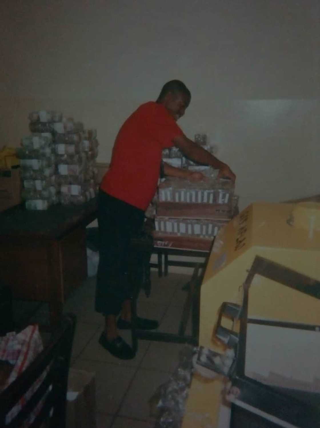 Photo of Simon Agbeko at the Ghana Commercial Bank (GCB). Photo of Simon Agbeko at the Ghana Commercial Bank (GCB).