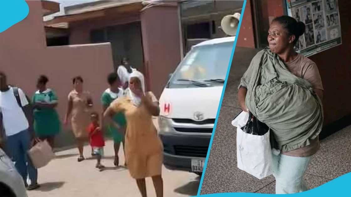 Mamprobi Polyclinic baby theft, newborn baby missing Ghana, baby thief caught on CCTV, social media reactions baby theft, Ghana hospital baby abduction, photo of alleged abductor, Mamprobi hospital news
