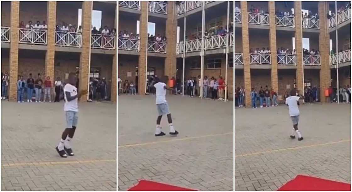 Boy stuns crowd with his cool dance like Michael Jackson Boy stuns crowd with his cool dance like Michael Jackson
