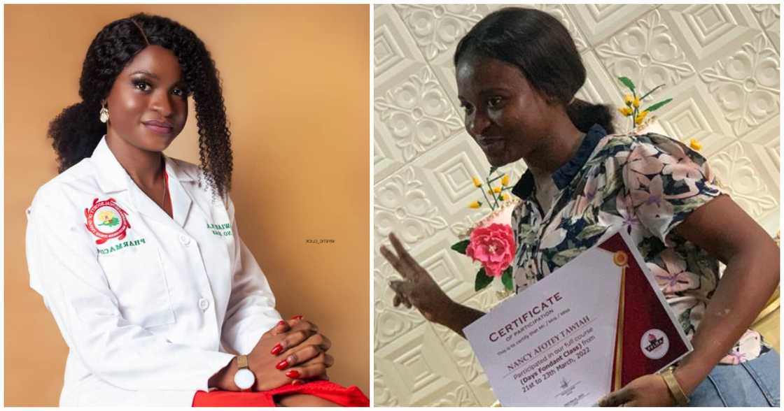 Ghanaian lady known as Nancy Afotey shares her journey to becoming a doctor of Pharmacy and a Cake business owner Ghanaian lady known as Nancy Afotey shares her journey to becoming a doctor of Pharmacy and a Cake business owner