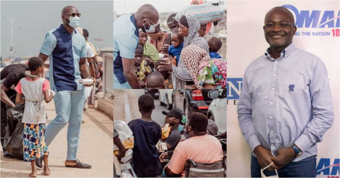 Kenneth Agyapong: First son of Ghanaian millionaire MP feeds the poor with fresh meals to mark his b'day
