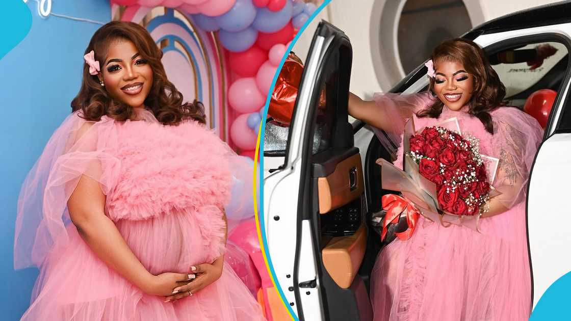 Shatta Wale's baby mama, Maali, Maali pregnancy photos, Baby shower, Maali's Range Rover Shatta Wale's baby mama, Maali, Maali pregnancy photos, Baby shower, Maali's Range Rover