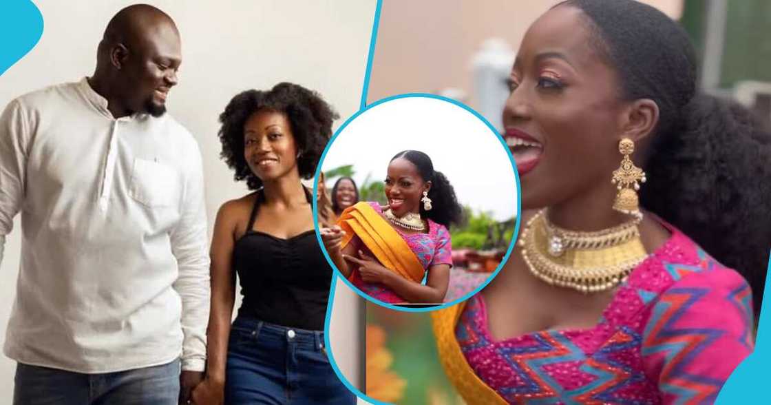 Ghanaian bride Naa Saahene and her handsome husband Ghanaian bride Naa Saahene and her handsome husband