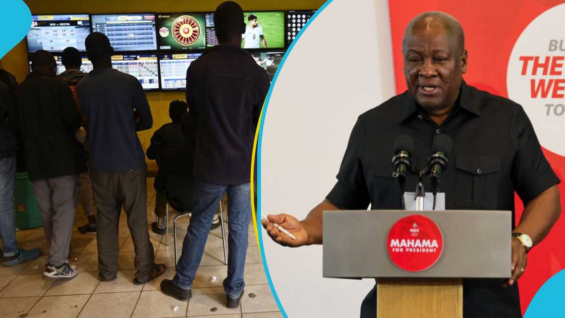 Mahama Speaks Against Betting Tax And Proposes Alternatives If NDC Wins 2024 Election Mahama Speaks Against Betting Tax And Proposes Alternatives If NDC Wins 2024 Election