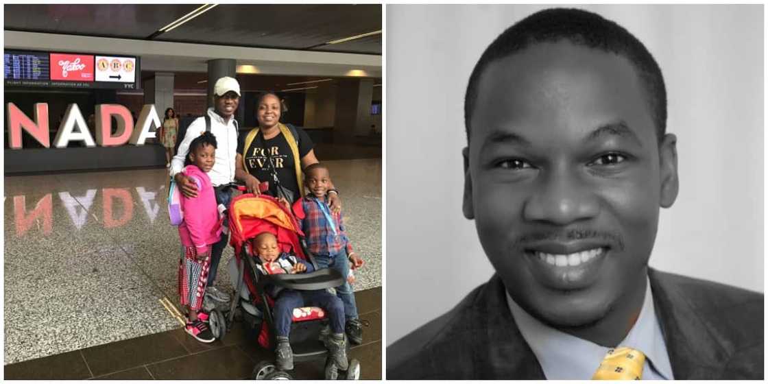 Reactions as Nigerian man celebrates leaving the country for Canada, says it is their home now Reactions as Nigerian man celebrates leaving the country for Canada, says it is their home now