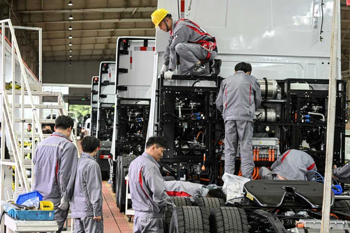 Fleets of electric heavy goods vehicles from China have been growing internationally, despite Western sanctions Fleets of electric heavy goods vehicles from China have been growing internationally, despite Western sanctions