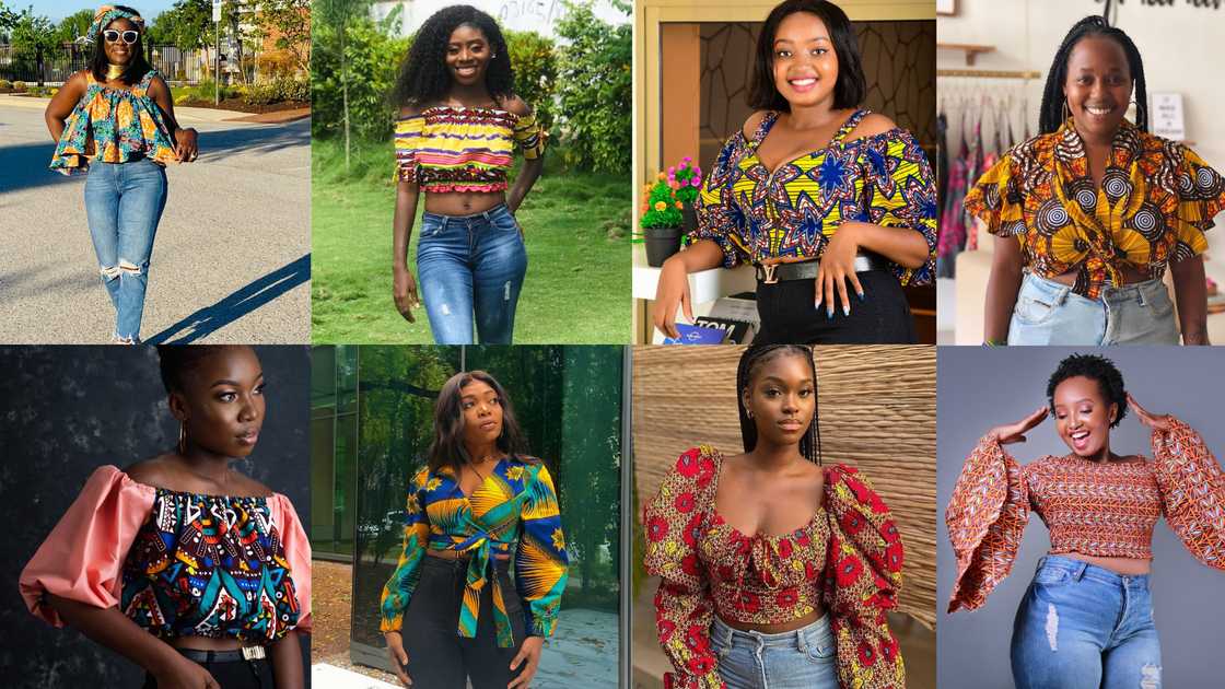 Chitenge tops to wear on jeans best sale