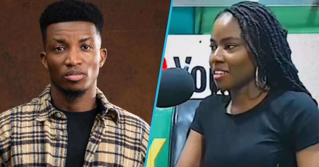 Photos of Kofi Kinaata and MzVee. Photos of Kofi Kinaata and MzVee.