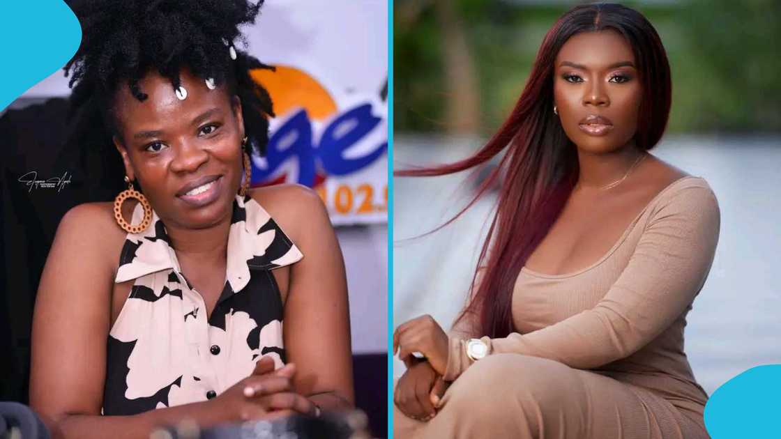 Ohemaa Woyeje, Delay, Ghanaian presenter, beef rumour, Top Radio, social media reactions, Nana Romeo