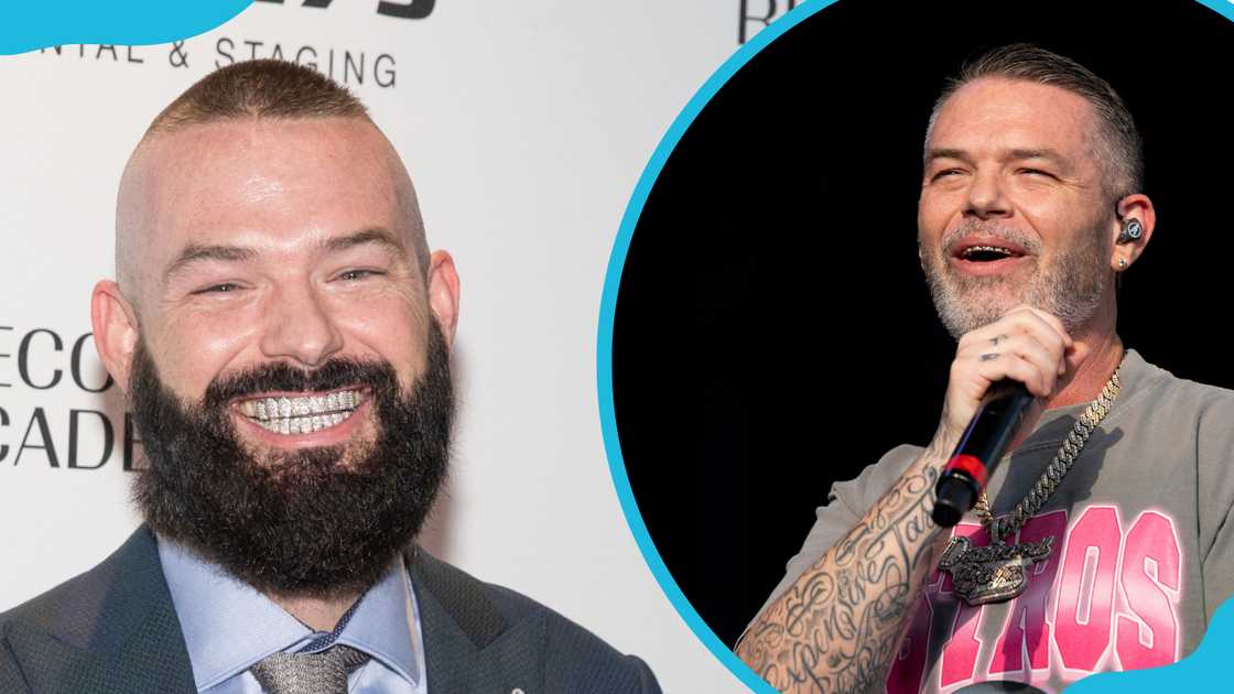 Paul Wall attends an anniversary (L). Paul Wall performs onstage (R) Paul Wall attends an anniversary (L). Paul Wall performs onstage (R)