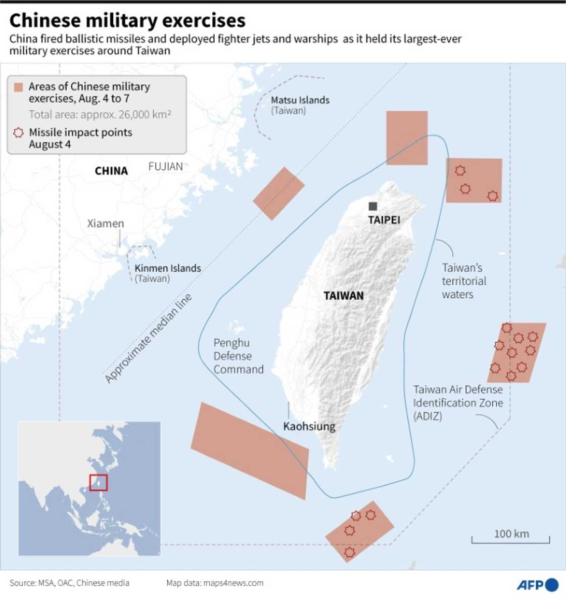 Chinese military exercises