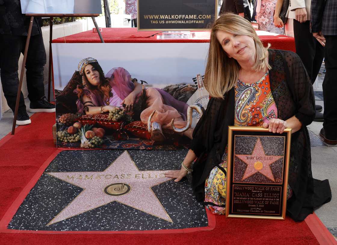 Owen Elliot-Kugell attends the star ceremony for "Mama" Cass Elliott, honoured with a star on the Hollywood Walk of Fame
