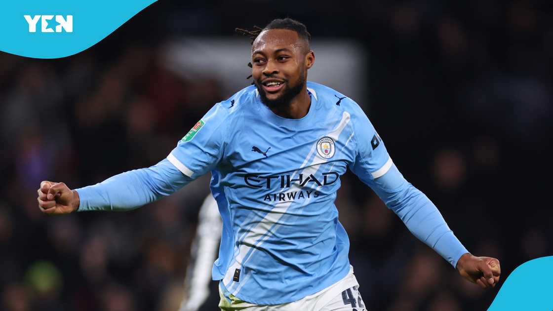 Antoine Semenyo, Carabao Cup, Manchester City, Michael Essien, Wembley final, Semenyo vs Newcastle United, Pep Guardiola, Arsenal vs Manchester City, Semenyo equals Essien's record.