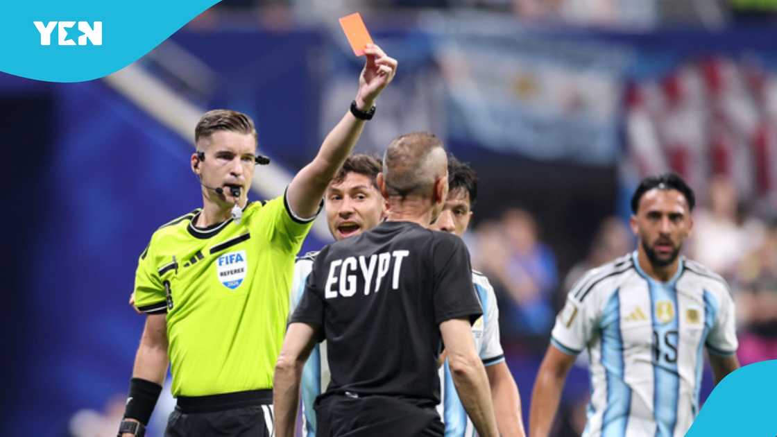 François Letexier, Egypt vs Argentina, 2026 FIFA World Cup, World Cup referee controversy, Instagram backlash, Egypt disallowed goal, VAR decisions, Egyptian FA complaint, social media reactions.