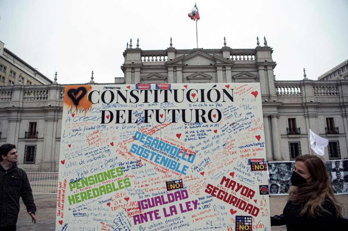 Despite an overwhelming majority of Chileans -- close to four-fifths -- voting previously to rewrite the constitution, opinion polls suggest the new document will be rejected when people vote on September 4, 2022 Despite an overwhelming majority of Chileans -- close to four-fifths -- voting previously to rewrite the constitution, opinion polls suggest the new document will be rejected when people vote on September 4, 2022