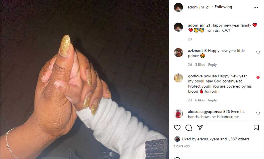 Zionfelix’s Italian Girlfriend Shares Photo of son to wish Fans Happy New Year Zionfelix’s Italian Girlfriend Shares Photo of son to wish Fans Happy New Year