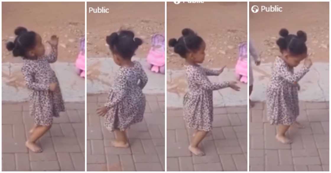 Pretty little girl sparks reactions as her dance video surfaces online