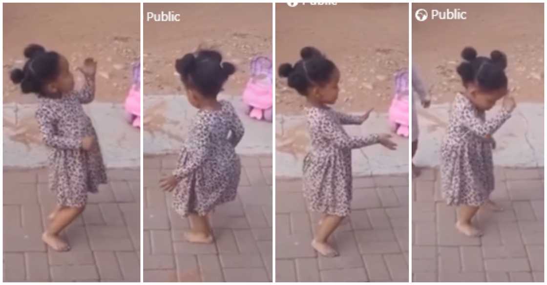 Pretty little girl sparks reactions as her dance video surfaces online Pretty little girl sparks reactions as her dance video surfaces online