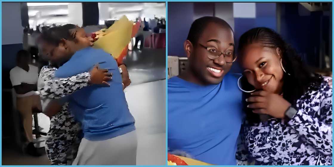 Niles Valentine flies from America to Ghana to see his Ghanaian girlfriend.