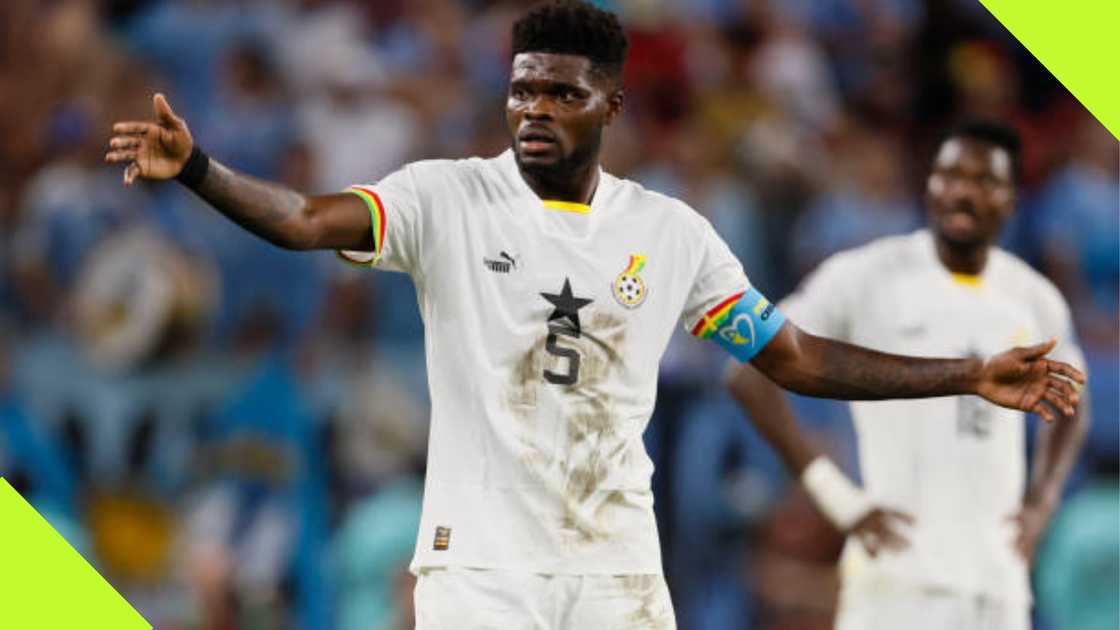 Thomas Partey will miss Ghana's AFCON qualifiers against Sudan in October 2024. Thomas Partey will miss Ghana's AFCON qualifiers against Sudan in October 2024.