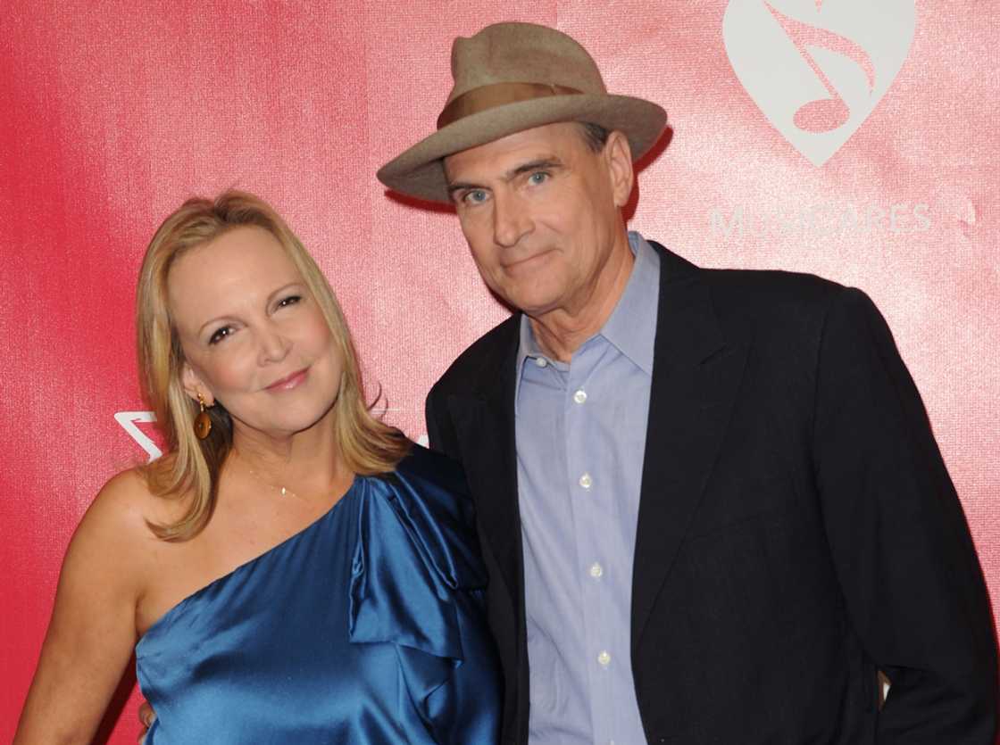 James Taylor and Kim Smedvig arrive at the MusiCares Person of the Year Tribute to Paul McCartney held at the Los Angeles Convention Centre James Taylor and Kim Smedvig arrive at the MusiCares Person of the Year Tribute to Paul McCartney held at the Los Angeles Convention Centre