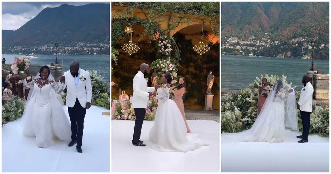 Prayerful Couple leaves Social Media Users Awestruck By Destination Wedding At Lake Como Prayerful Couple leaves Social Media Users Awestruck By Destination Wedding At Lake Como