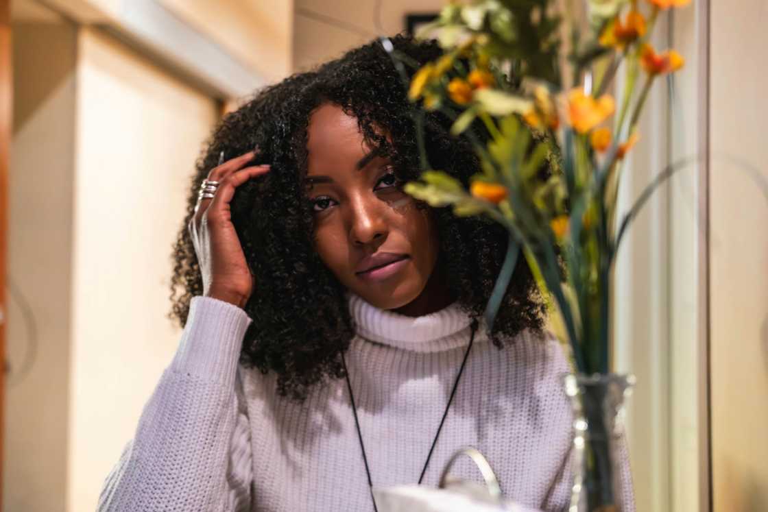 A calm and peaceful lady A calm and peaceful lady