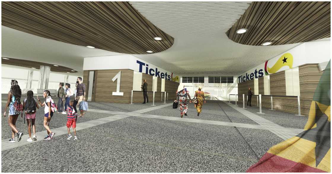 A design of the railway station for Accra A design of the railway station for Accra