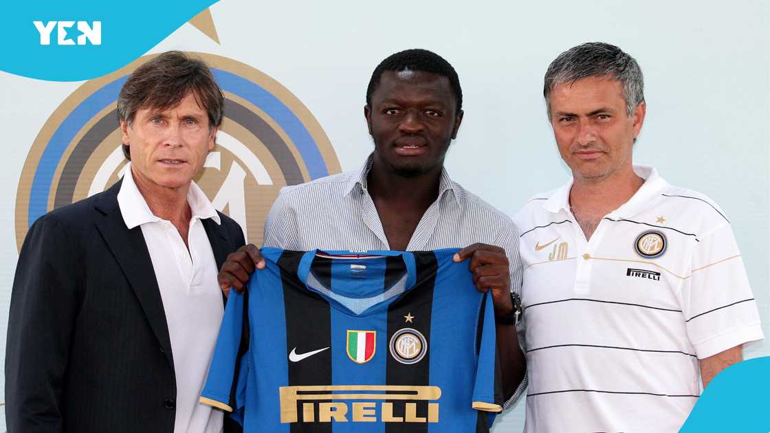 Sulley Muntari, Jose Mourinho, Inter Milan, Champions League, Serie A.