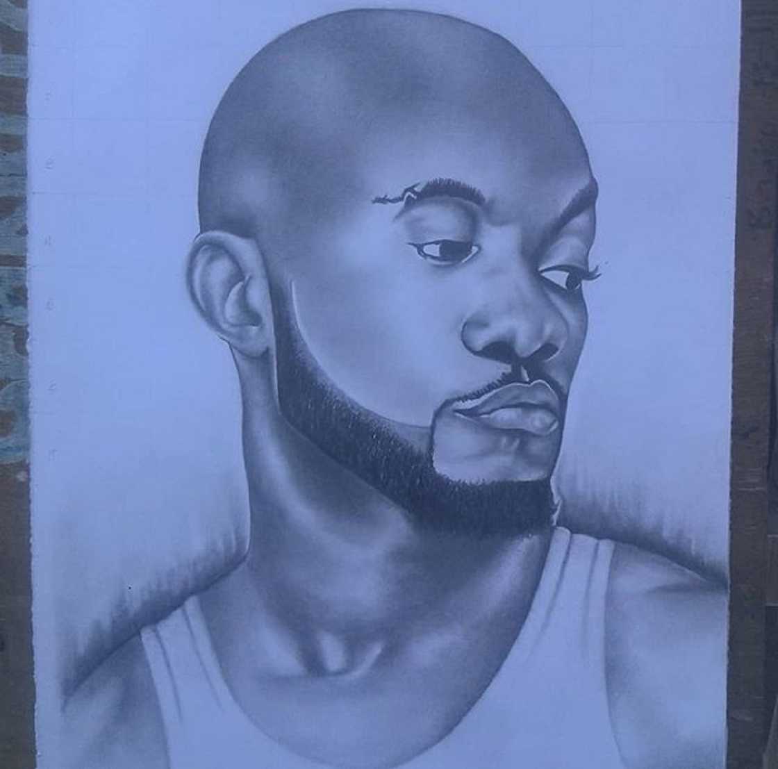 Musician Mr. Drew rejects artwork he got from fan (photo)