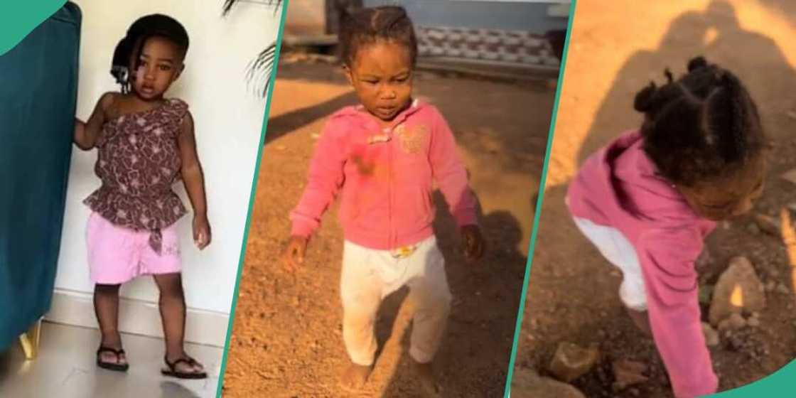 Little girl transforms after visiting grandma Little girl transforms after visiting grandma