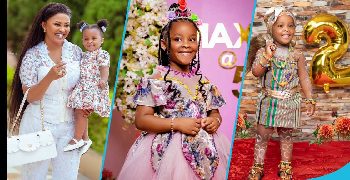 Nana Ama McBrown and Baby Maxin Nana Ama McBrown and Baby Maxin