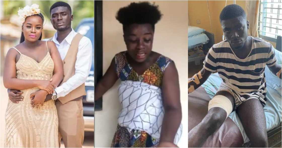 Former Wesley Girls Student Battered by Husband Allegedly Stabbed him over Phone; Photo Drops Former Wesley Girls Student Battered by Husband Allegedly Stabbed him over Phone; Photo Drops