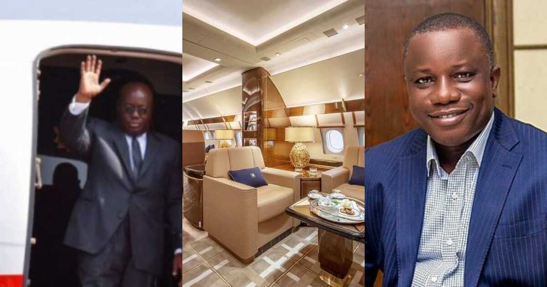 Presidential jet not up to standard; lacks bathroom for Akufo-Addo - Nitiwul justifies renting of private jet Presidential jet not up to standard; lacks bathroom for Akufo-Addo - Nitiwul justifies renting of private jet
