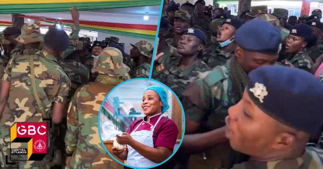 Photos of personnel from GAF and Chef Failatu Razak.