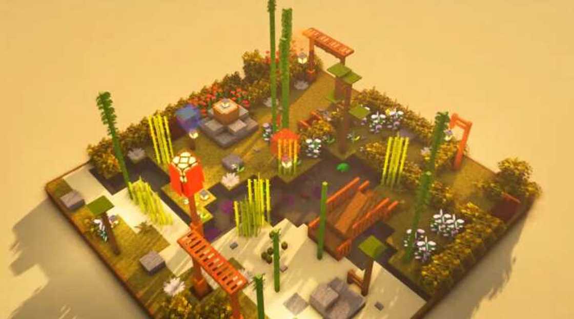 Minecraft garden ideas