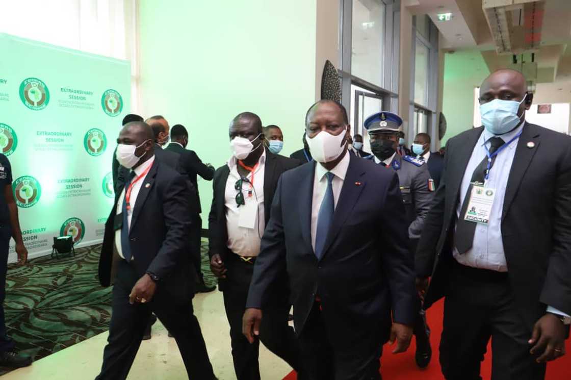 Top ECOWAS leaders in Ghana over political crisis in Mali Top ECOWAS leaders in Ghana over political crisis in Mali