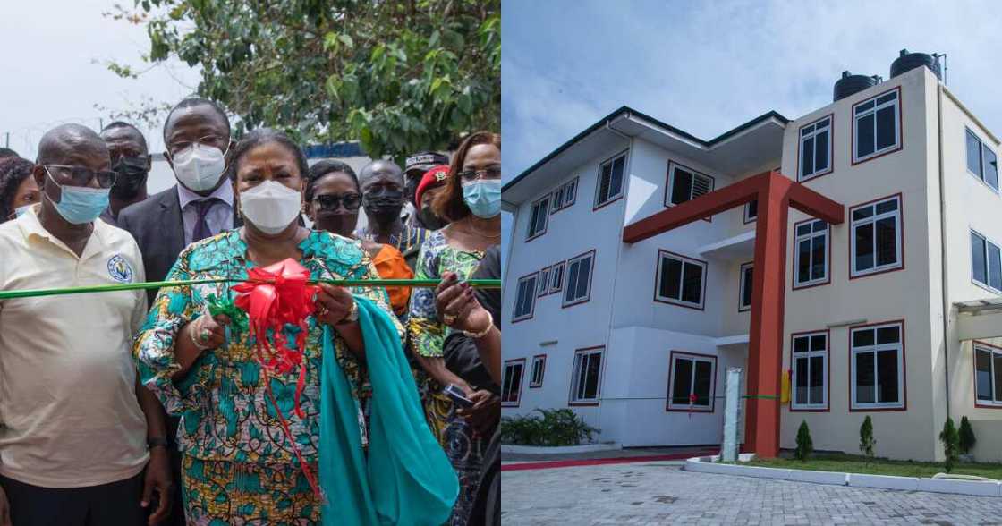 Mrs Akufo-Addo commissions 54-bed hostel facility at Korle-Bu Mrs Akufo-Addo commissions 54-bed hostel facility at Korle-Bu