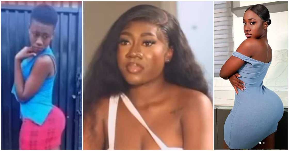 Old and new photos of Hajia Bintu. Old and new photos of Hajia Bintu.