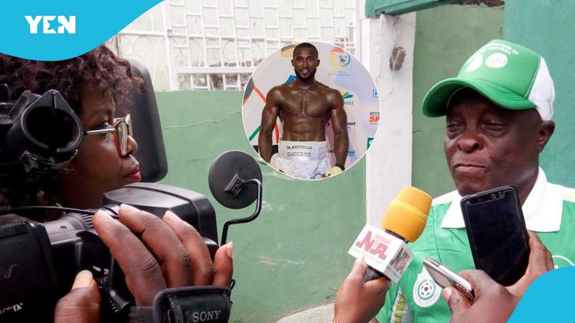 President of Nigeria Boxing Board of Control Dr. Rafiu Oladipo demands more answers from the Ghana Boxing Authority over death of Gabriel Olanrewaju in Accra on March 29, 2025 President of Nigeria Boxing Board of Control Dr. Rafiu Oladipo demands more answers from the Ghana Boxing Authority over death of Gabriel Olanrewaju in Accra on March 29, 2025